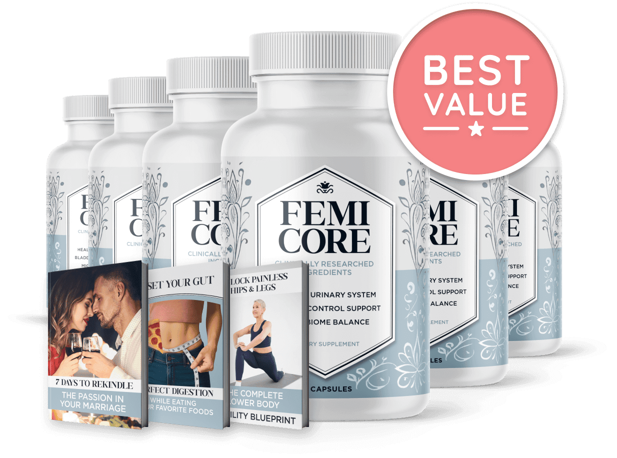 FemiCore 6-bottle best value package